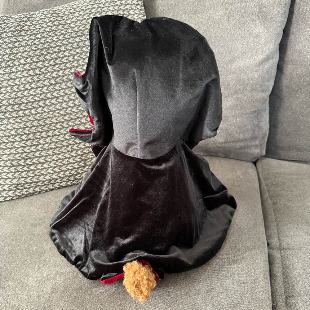 Pottery Barn Dante The Dracula Dog Shaped Pillow - Picture 9 of 11
